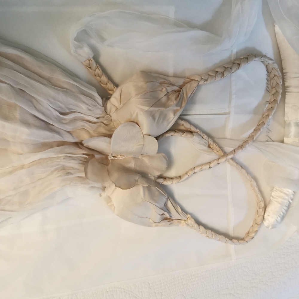 Anna Campbell, S, Wedding,Dress Cream, White Tulle